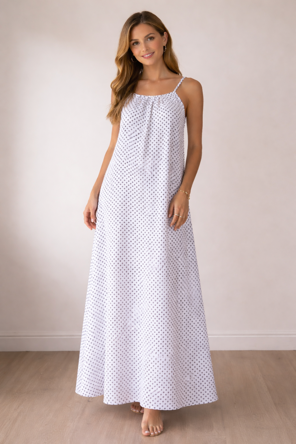 Robe petit pois